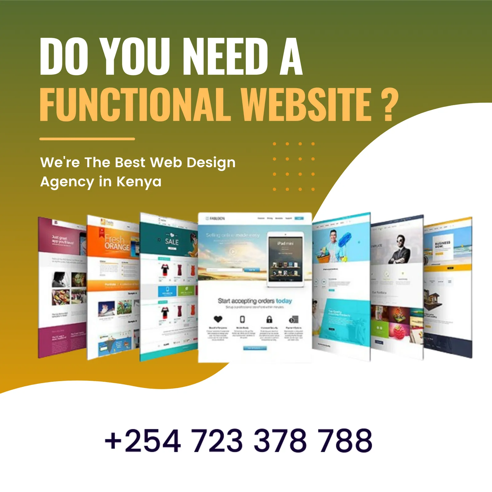 Professional web design and digital marketing project by Anywhere Creatives, a leading web design agency in Nairobi, Kenya
